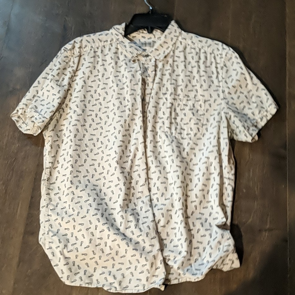 Kenneth Cole Medium Dress Shirt See Desc